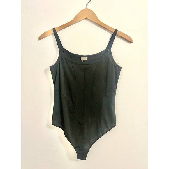 Intimately by Free People Tops - NWT Free People Intimately Corset Compression Skulpt Body Suit Black Sz Medium